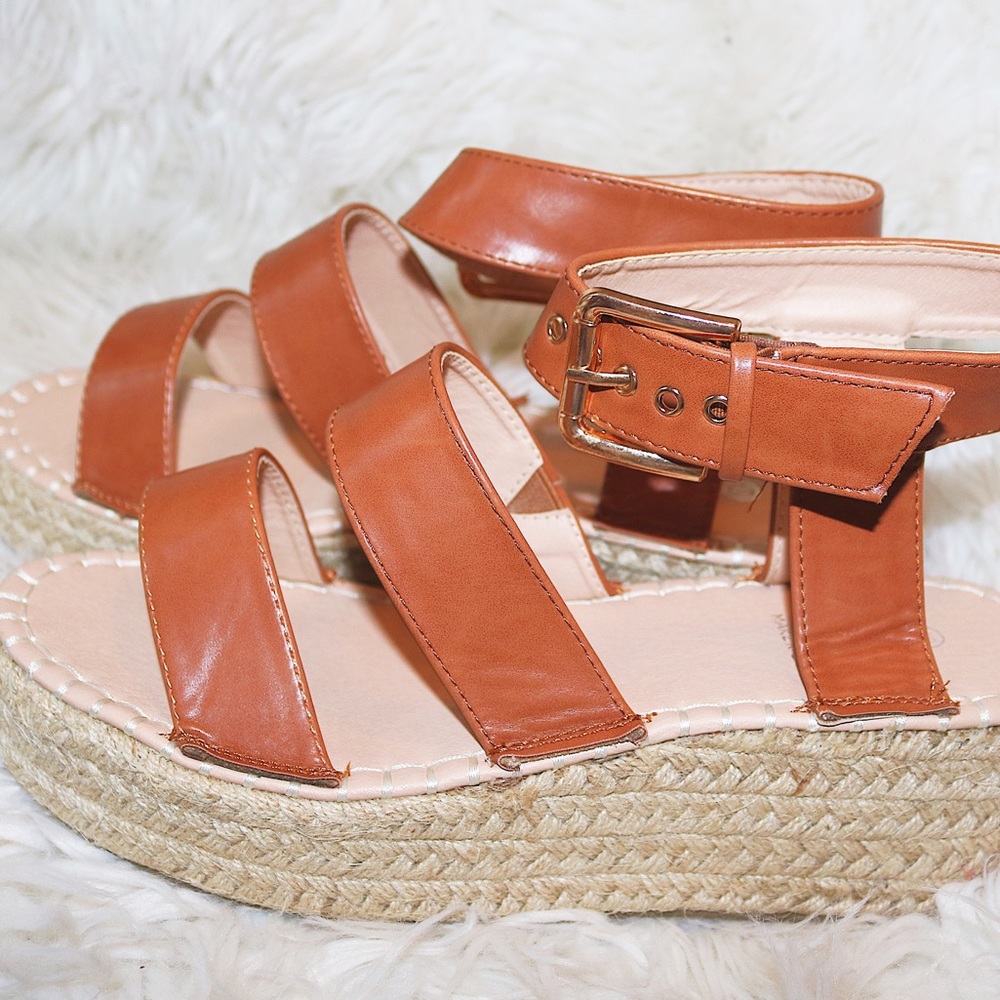 M Maker | Wedge Espadrille Sandals | Size 10 - Picture 3 of 3